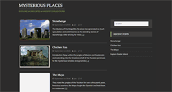 Desktop Screenshot of mysteriousplaces.com